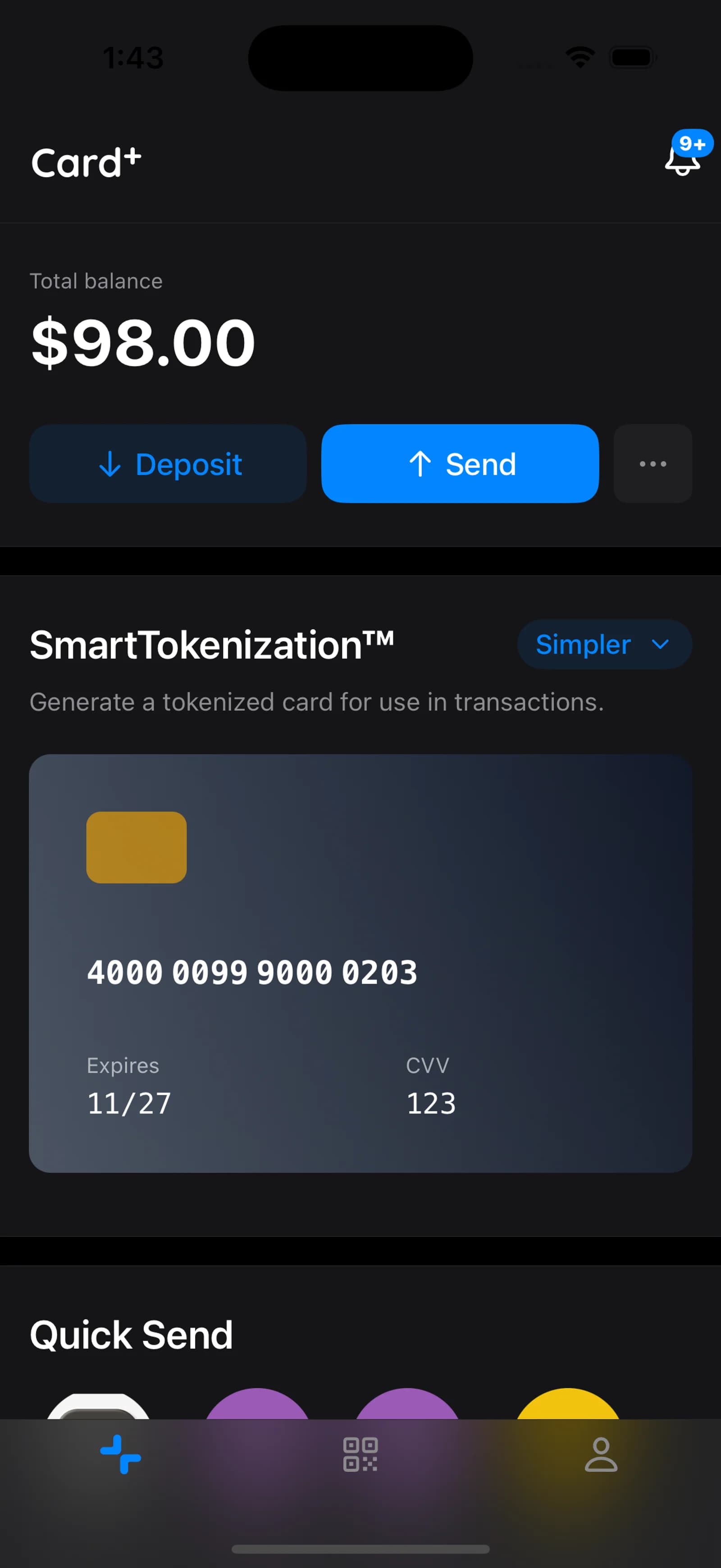 Card+ App Screenshot