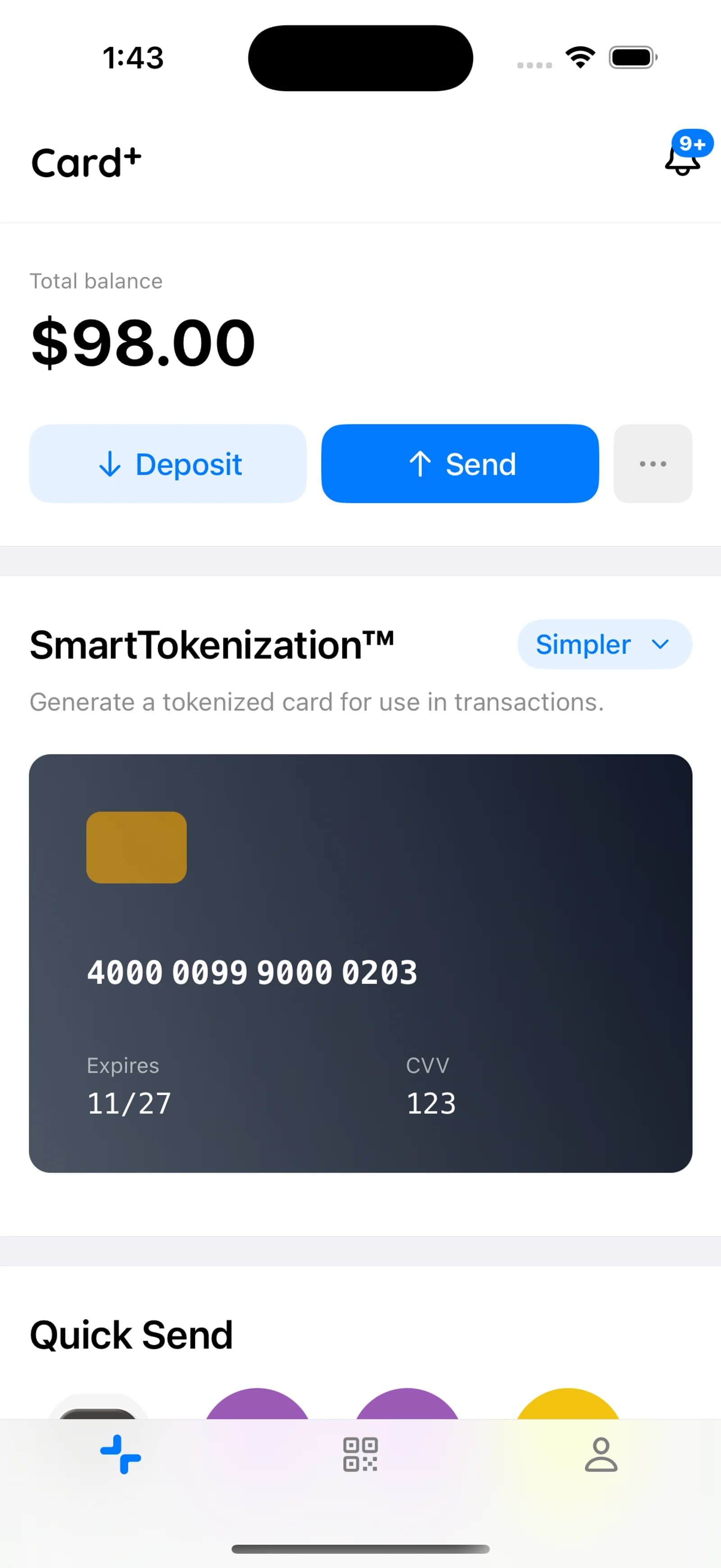 Card+ App Screenshot