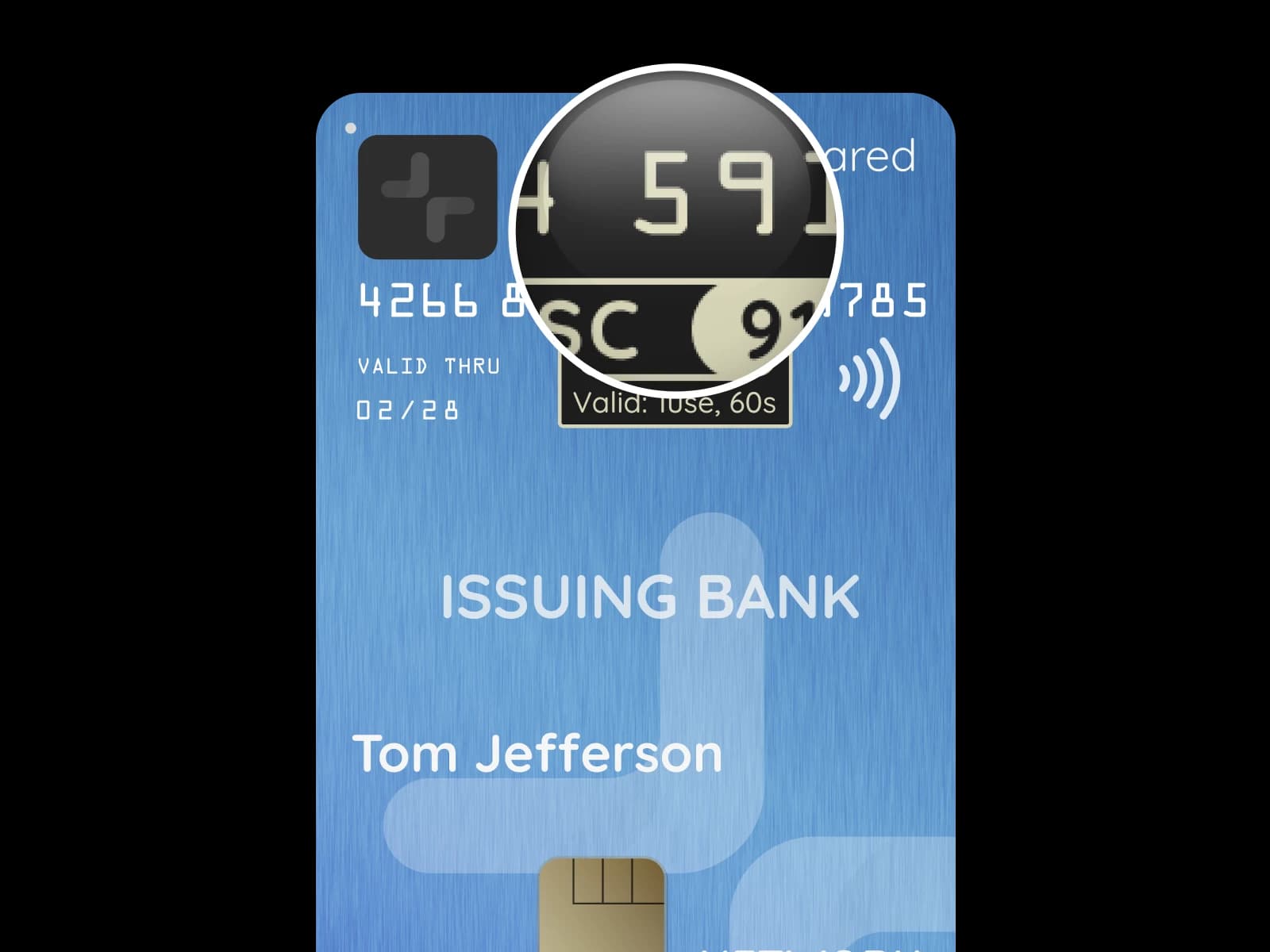 Card+ Squared Display